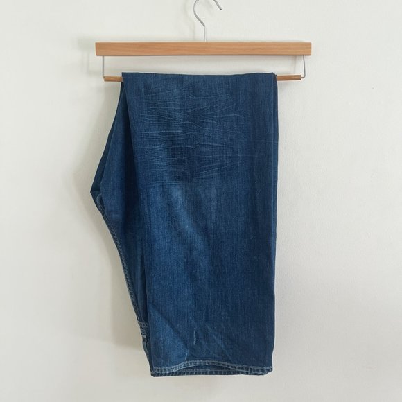 Hugo Boss Dark Blue Texas Regular Fit Straight Leg Mens 5-pocket Jeans W40 L34 - Picture 2 of 8